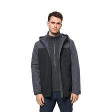 Jack Wolfskin Taubenberg 3In1 Jkt M Erkek Gri Mont 1115311-6185