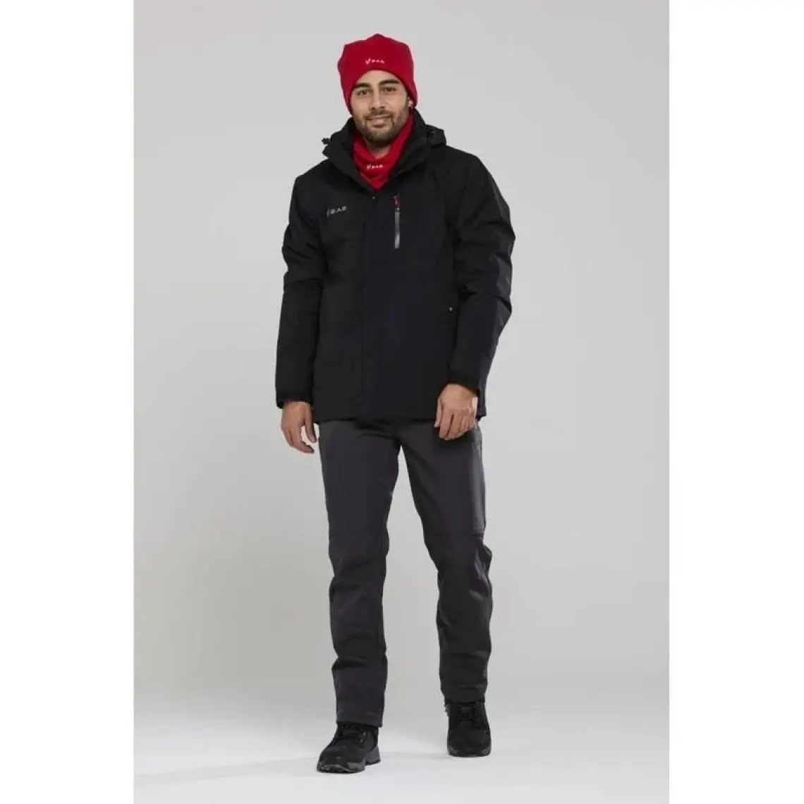 2AS Elbruz 3in1 Erkek Ceket Black