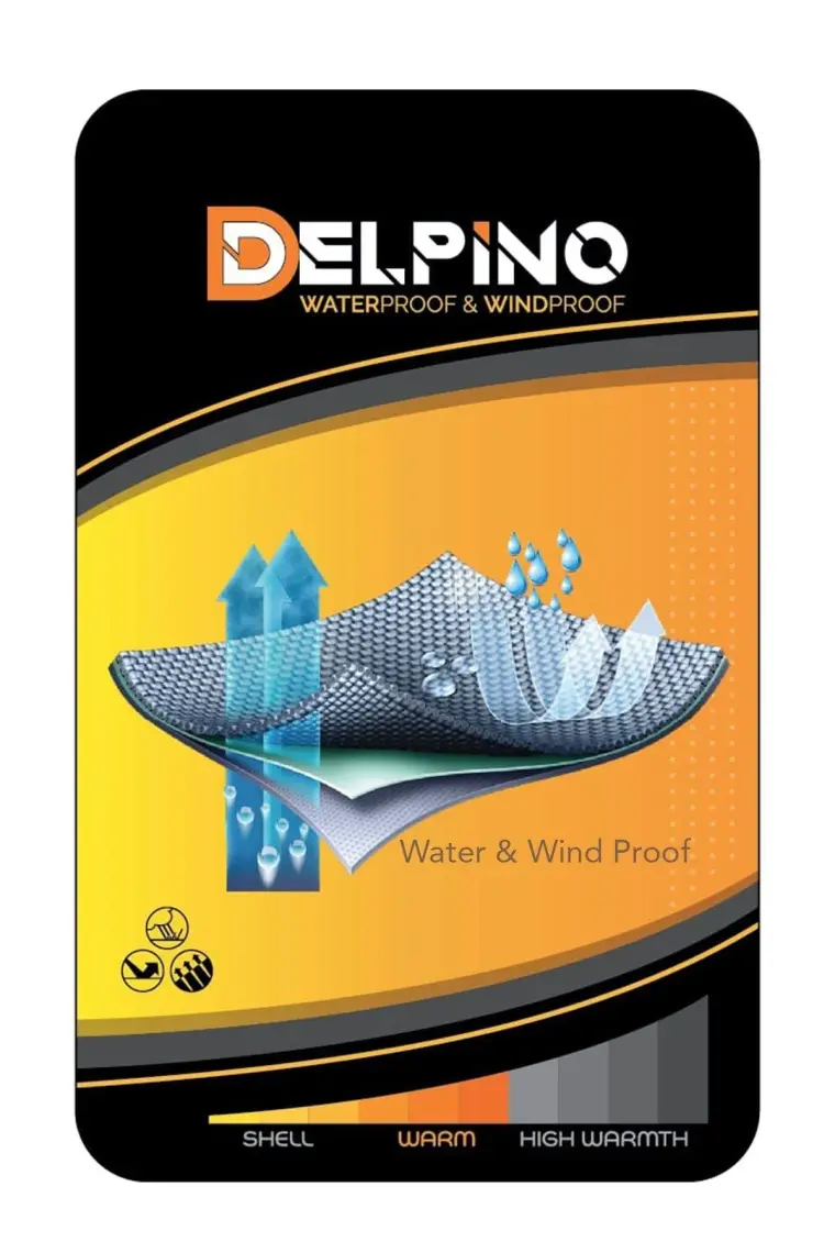 Delpino Su ve Rüzgar Geçirmez Softshell Mont
