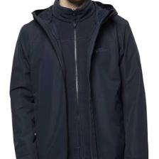 Jack Wolfskin Taubenberg 3 in 1 Lacivert Erkek Outdoor Ceketi 1115311-1010