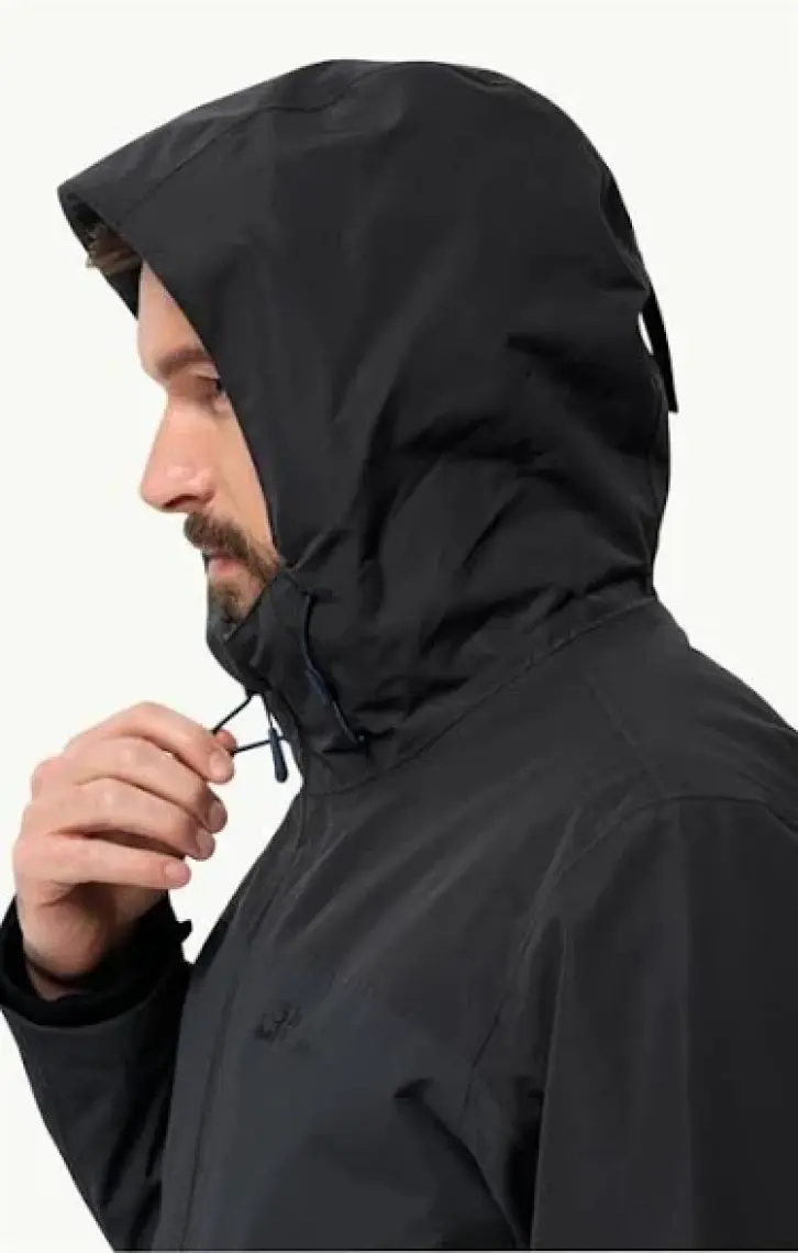 Jack Wolfskin Glaabach 3In1 Jkt M Siyah Erkek Mont 1115291-6000