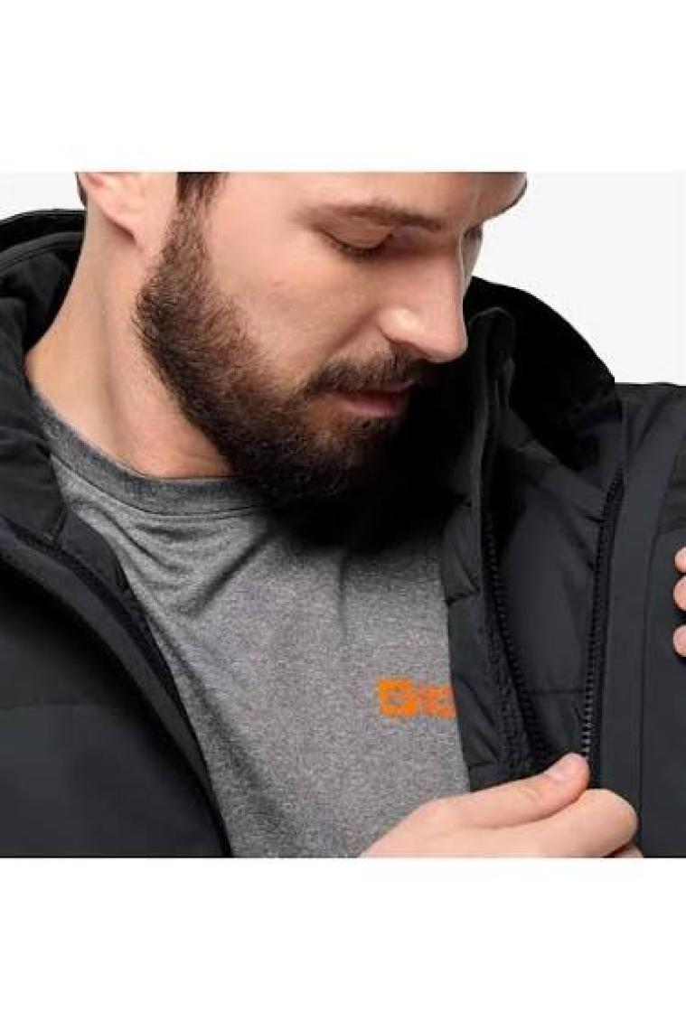 Jack Wolfskin Glaabach 3In1 Jkt M Siyah Erkek Mont 1115291-6000
