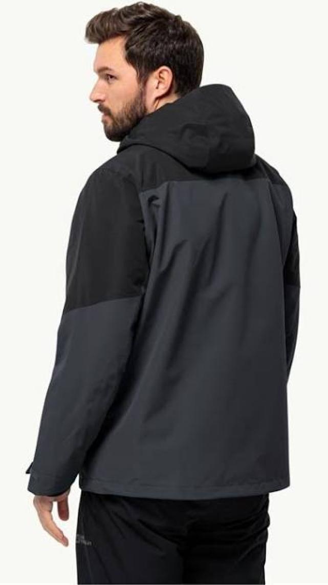 Jack Wolfskin Glaabach 3In1 Jkt M Siyah Erkek Mont 1115291-6000