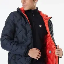 Discovery Expedition Lacivert Erkek Kapüşonlu Kapitone Mont D3WM-MNT2