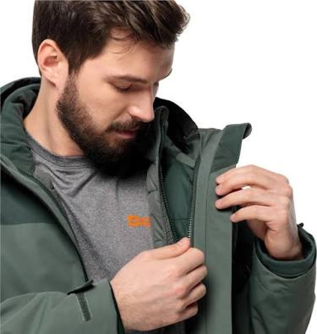 Jack Wolfskin Glaabach 3In1 Jkt M Siyah Erkek Mont 1115291-6000