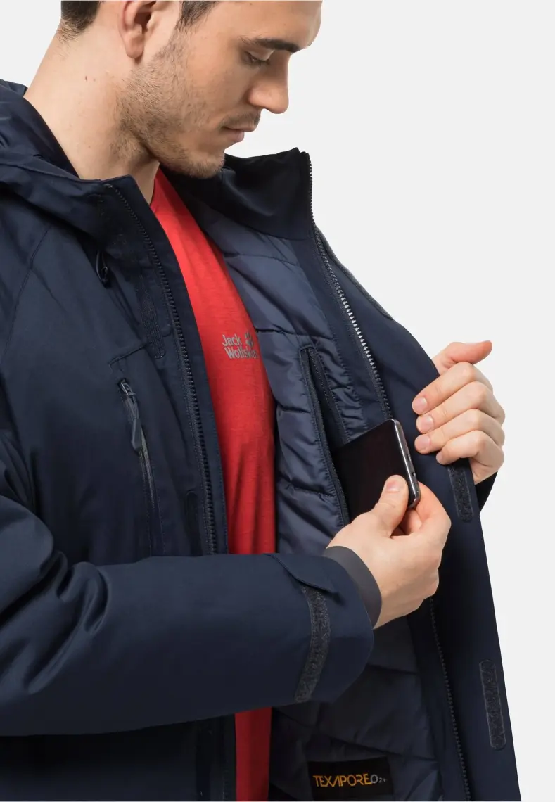 Jack Wolfskin Troposphere Ins Jkt M Siyah Erkek Mont 1115321-6000