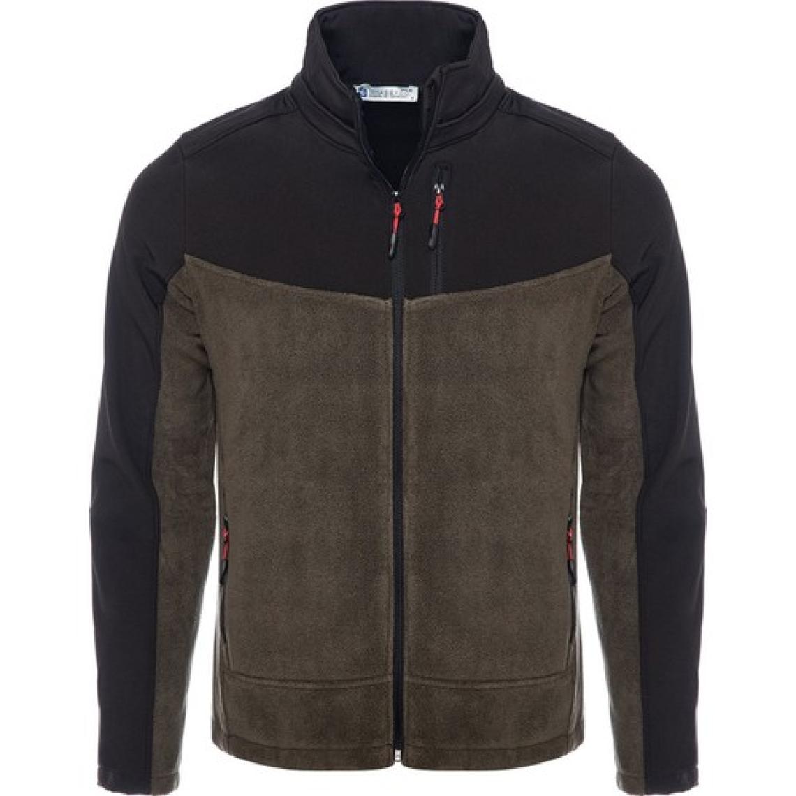 Ghassy Co. Ghassy Co Erkek Çıkarılabilir Kapüşonlu Softshell/polar Garnili Spor Ceket
