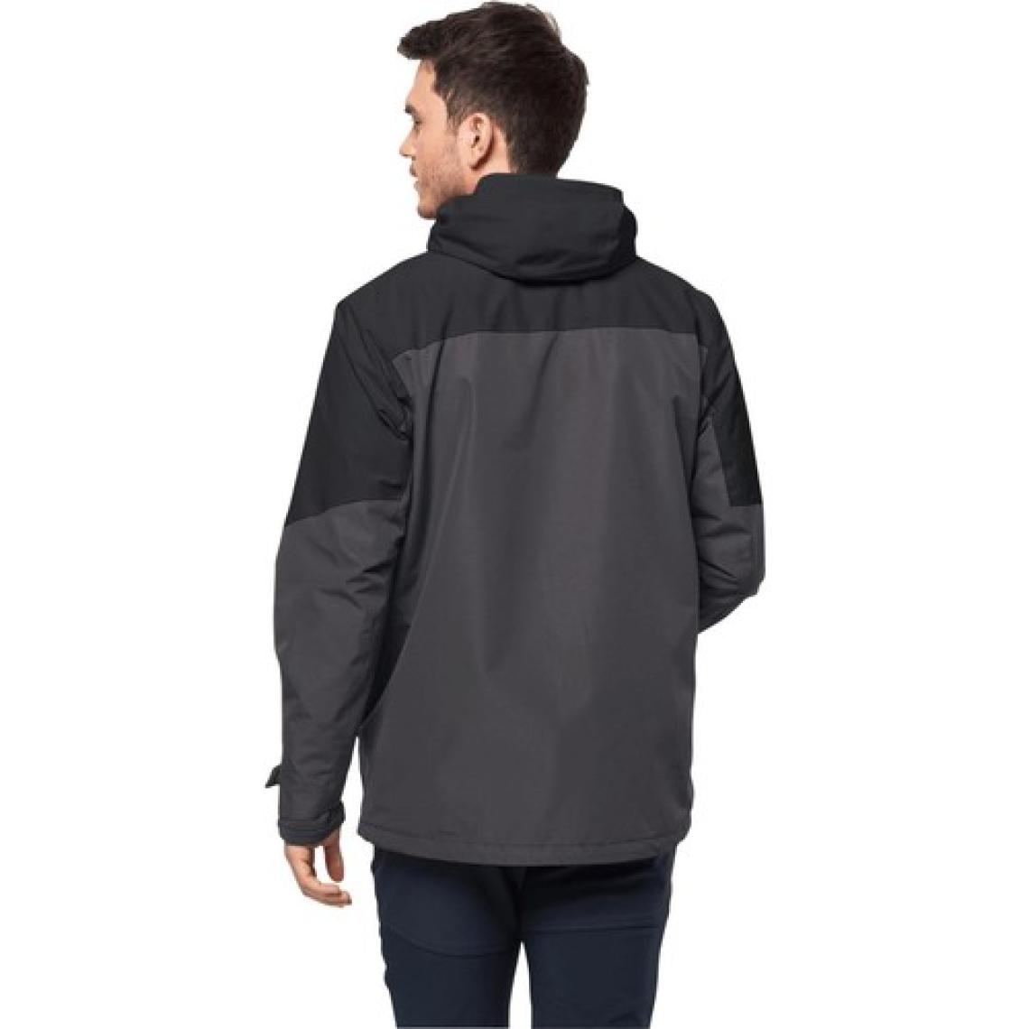 Jack Wolfskin Glaabach 3In1 Jkt M Siyah Erkek Mont 1115291-6000