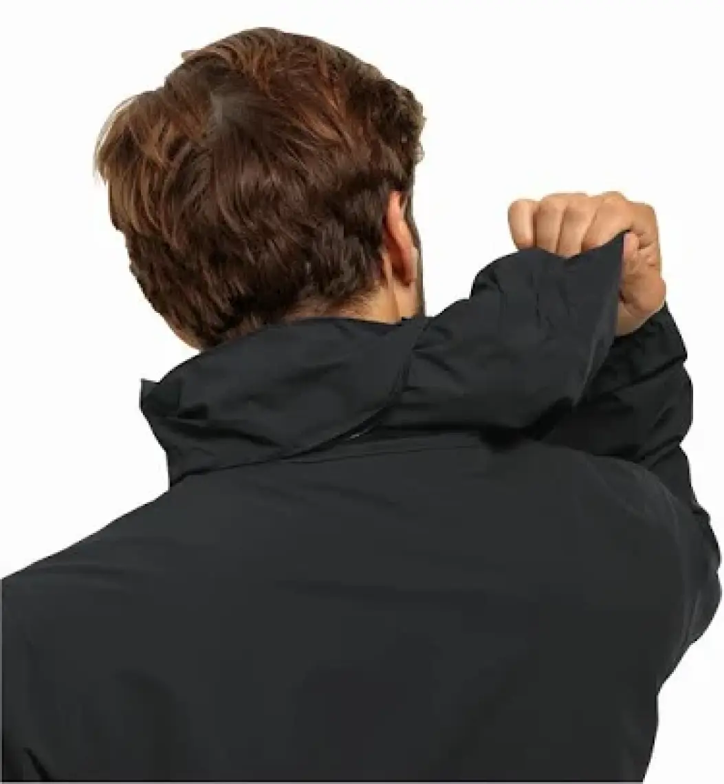 JACK WOLFSKİN Stormy Point 2L Jkt M 1111142-6000 Erkek Siyah  Mont&Ceket