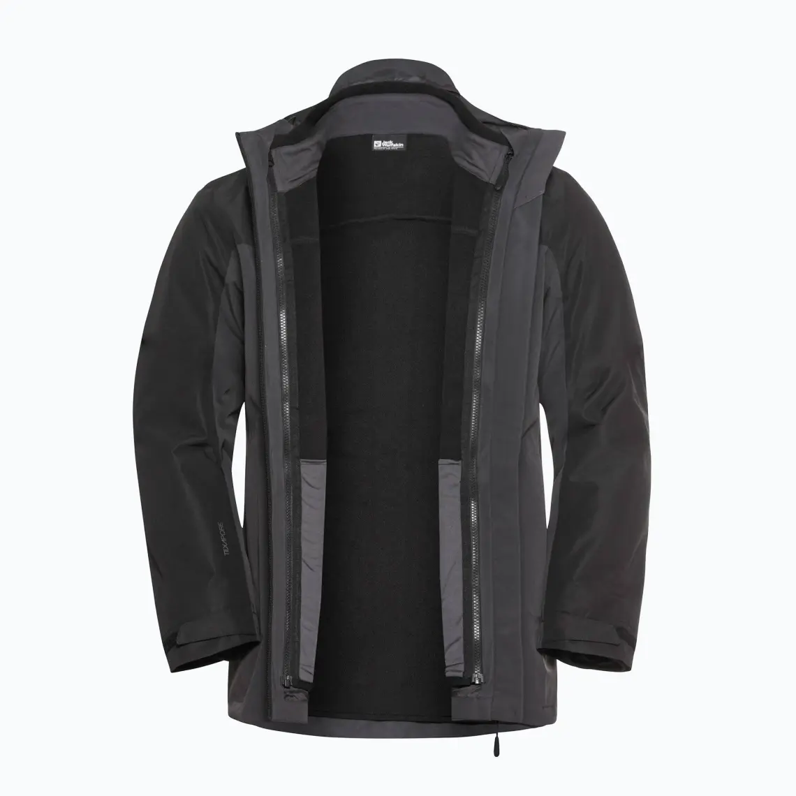 Jack Wolfskin Taubenberg 3In1 Jkt M Erkek Gri Mont 1115311-6350