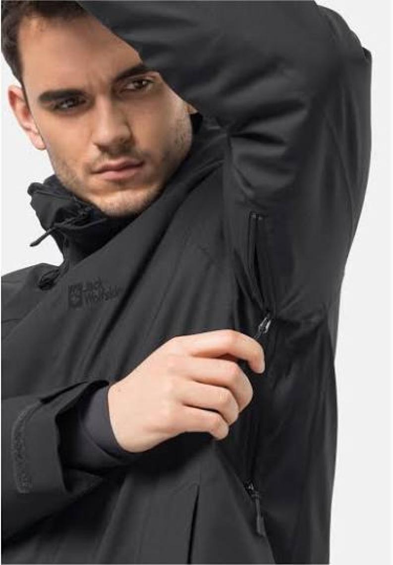 Jack Wolfskin Troposphere Ins Jkt M Siyah Erkek Mont 1115321-6000
