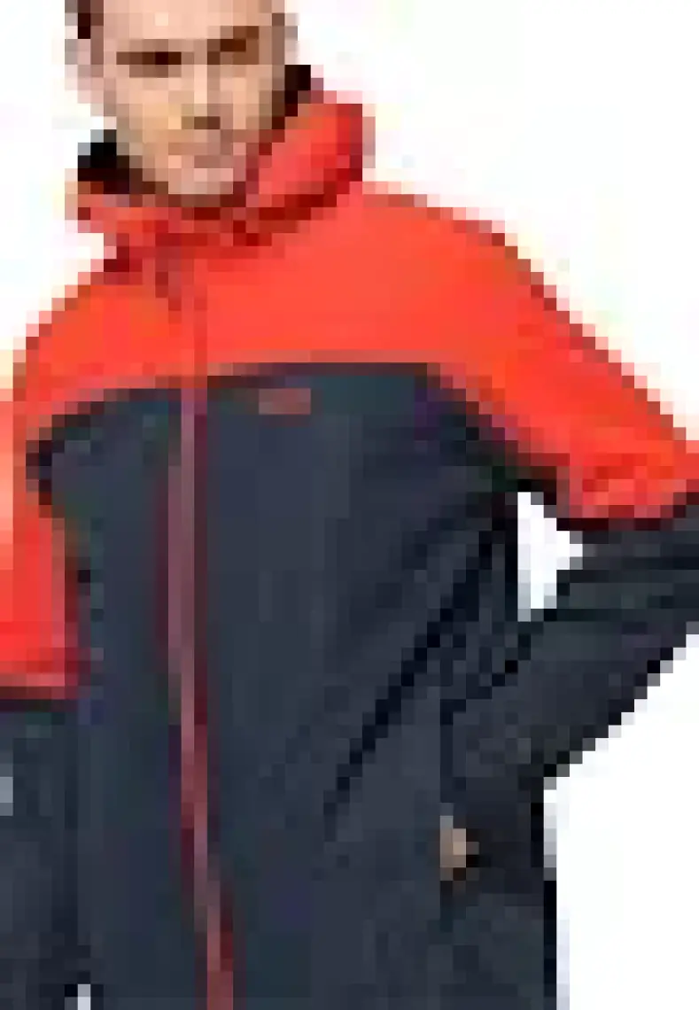 Jack Wolfskin Glaabach 3in1 Jkt M Turuncu Erkek Mont 1115291-3017