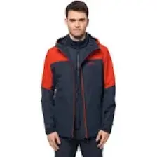 Jack Wolfskin Glaabach 3in1 Jkt M Turuncu Erkek Mont 1115291-3017