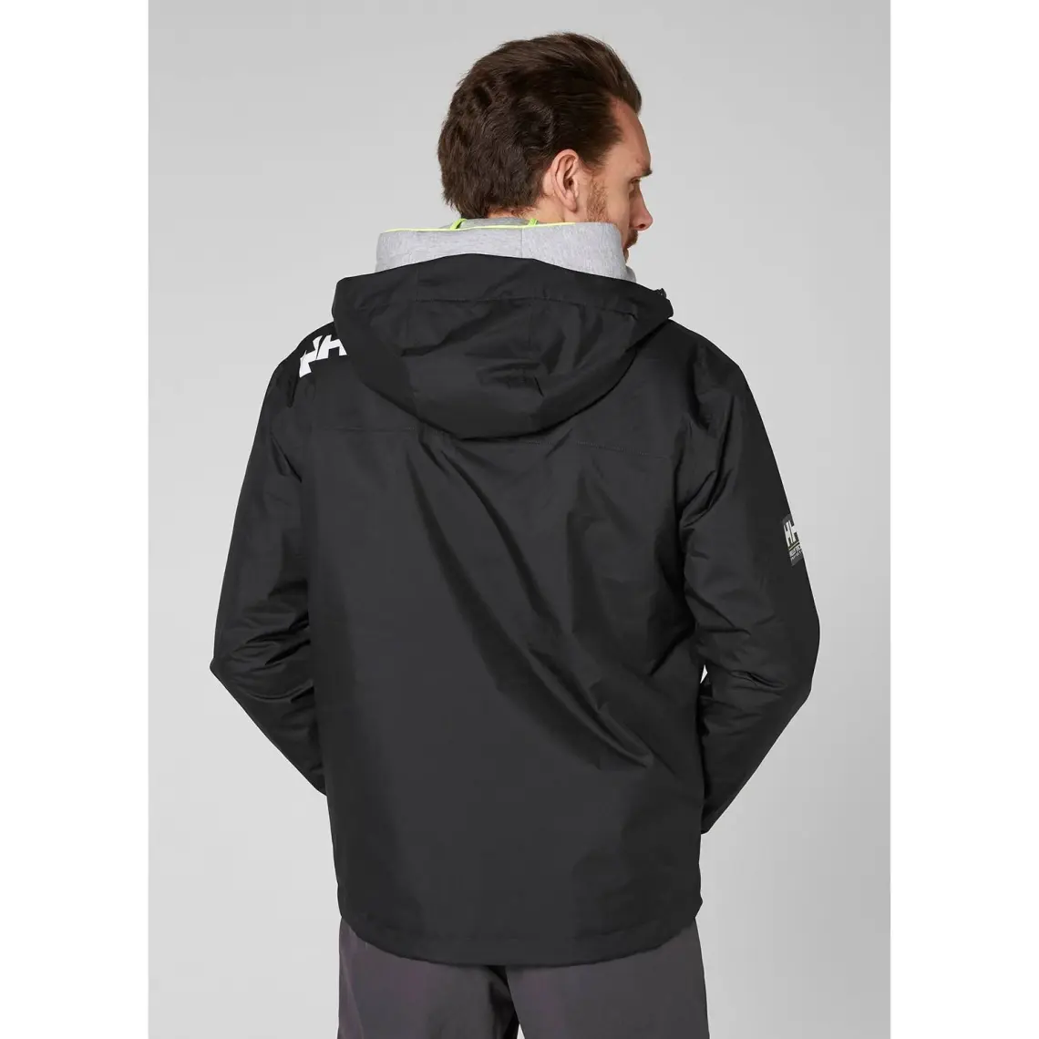 Helly Hansen Crew Kapişonlu Midlayer Erkek Siyah Mont 33874-990