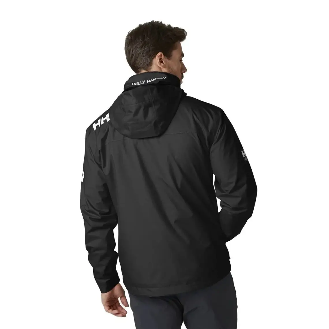 Helly Hansen Crew Kapişonlu Midlayer Erkek Siyah Mont 33874-990