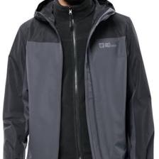 Jack Wolfskin Taubenberg 3In1 Jkt M Erkek Gri Mont 1115311-6350