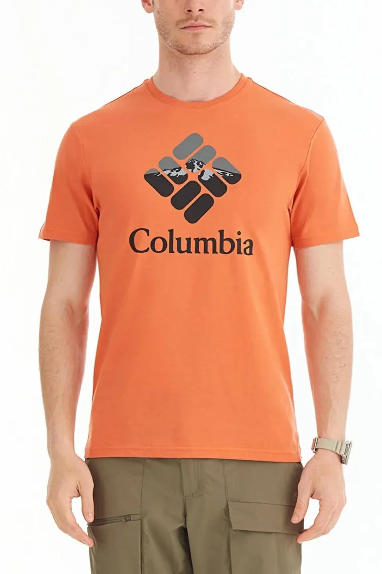 Columbia Cs0226 Csc M Hood Nightscape Ss Tee Erkek T-Shirt