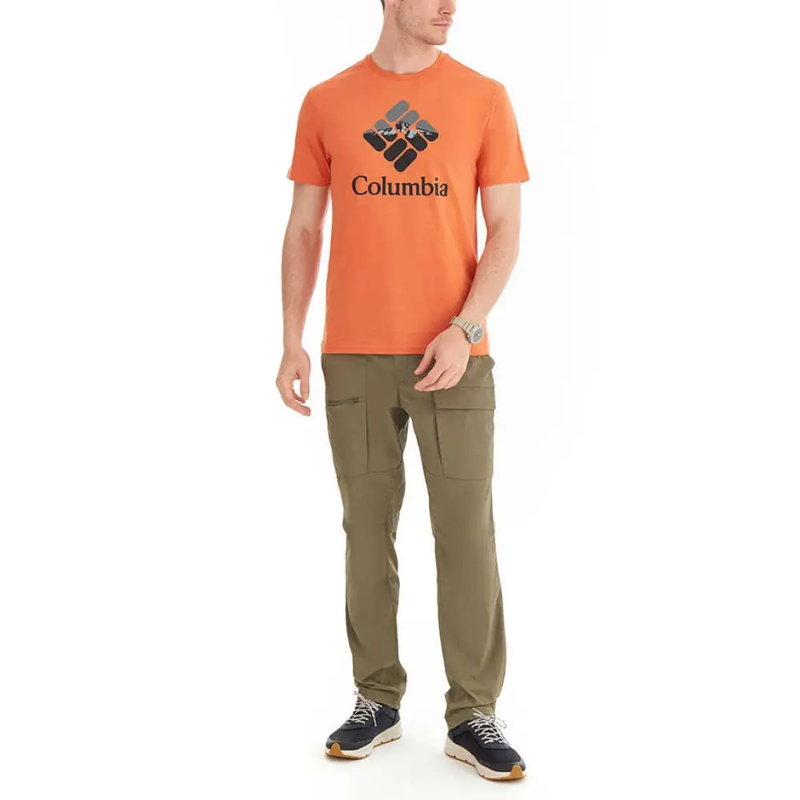 Columbia Cs0226 Csc M Hood Nightscape Ss Tee Erkek T-Shirt