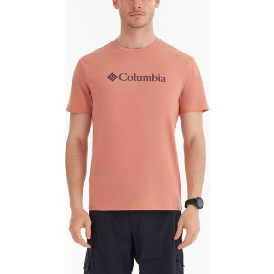 Columbia CS0287 Csc M Basic Big Logo Brushed Erkek T-Shirt 9110141