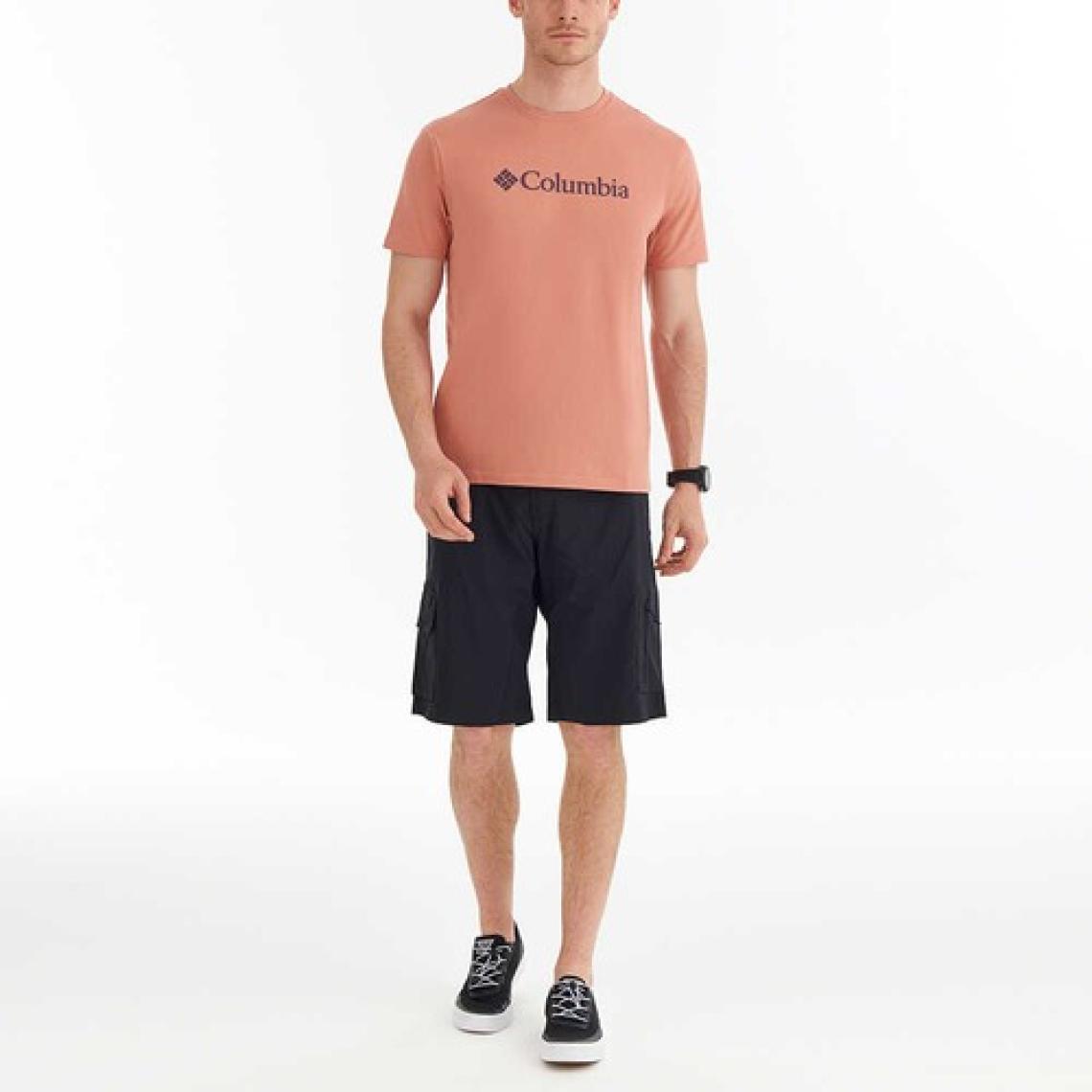 Columbia CS0287 Csc M Basic Big Logo Brushed Erkek T-Shirt 9110141