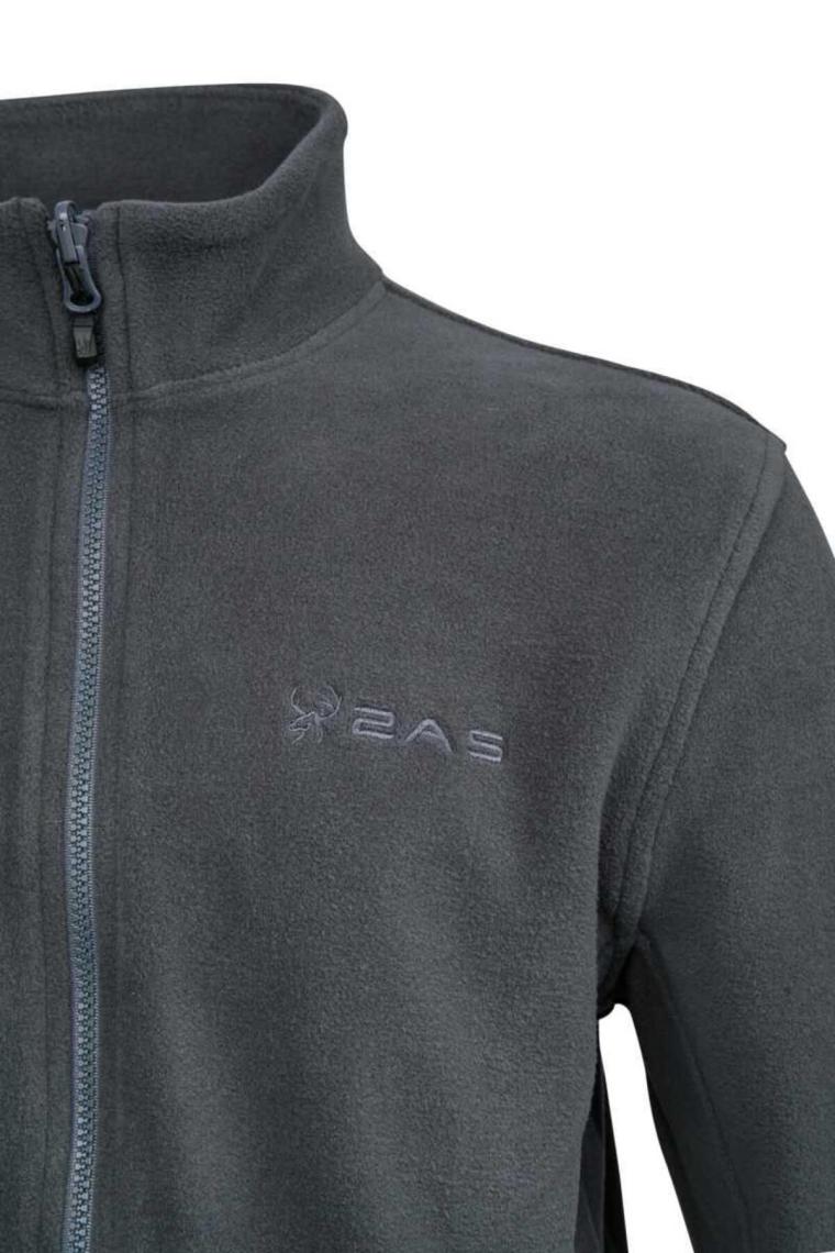 Tam Fermuarlı Polar Sweatshirt