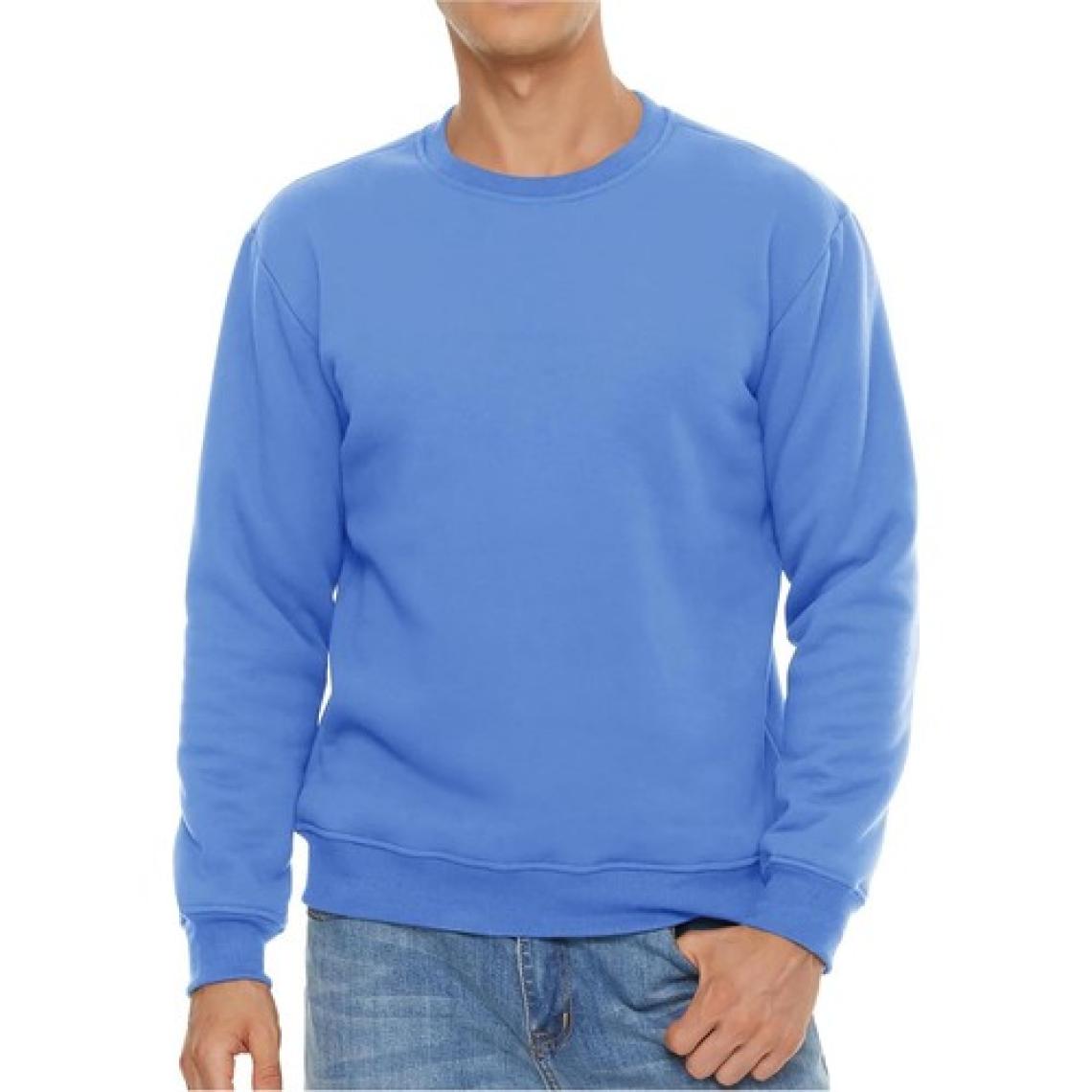 Ghassy Co. Erkek Ultra Termal Sherpa Peluş Astarlı Bisiklet Yaka Sweatshirt