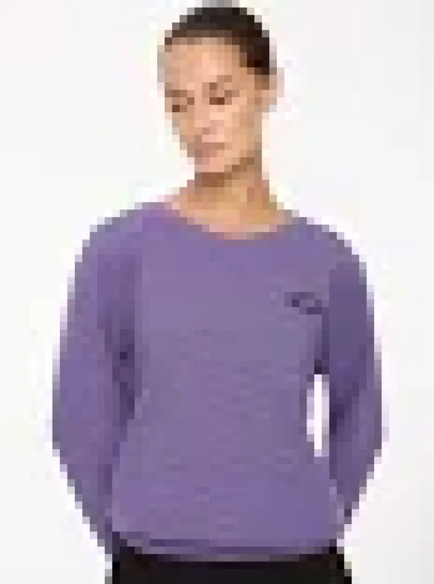 Discovery Expedition Lila Kadın Bisiklet Yaka Sweatshirt D3WL-SWT28