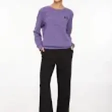 Discovery Expedition Lila Kadın Bisiklet Yaka Sweatshirt D3WL-SWT28