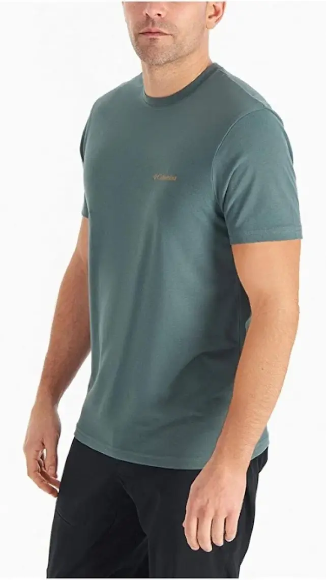 Columbia Csc M Basic Sm Logo Brushed Ss Tee Erkek Kısa Kollu Tişört CS0282-353