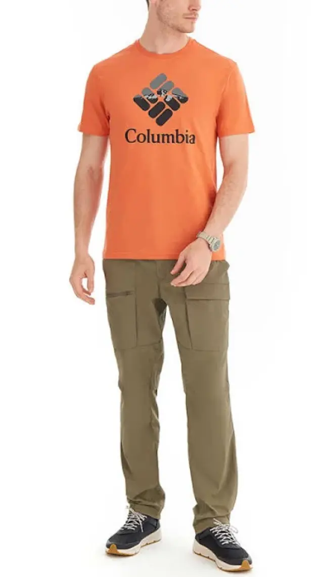 Columbia Cs0226 Csc M Hood Nightscape Ss Tee Erkek T-Shirt