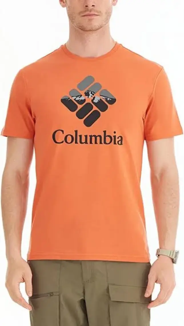 Columbia Cs0226 Csc M Hood Nightscape Ss Tee Erkek T-Shirt