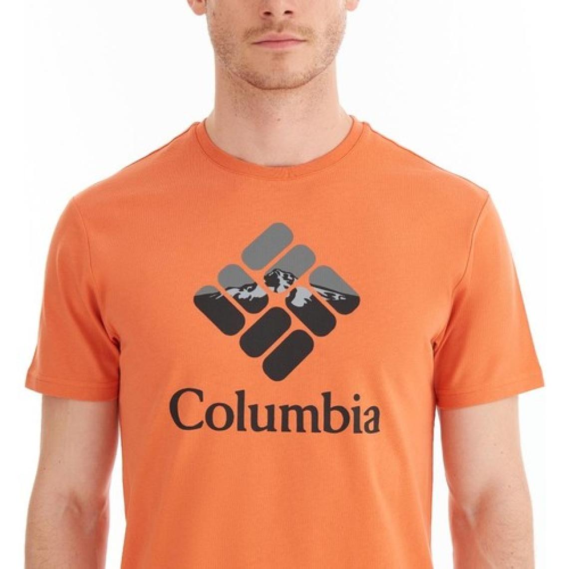 Columbia Cs0226 Csc M Hood Nightscape Ss Tee Erkek T-Shirt