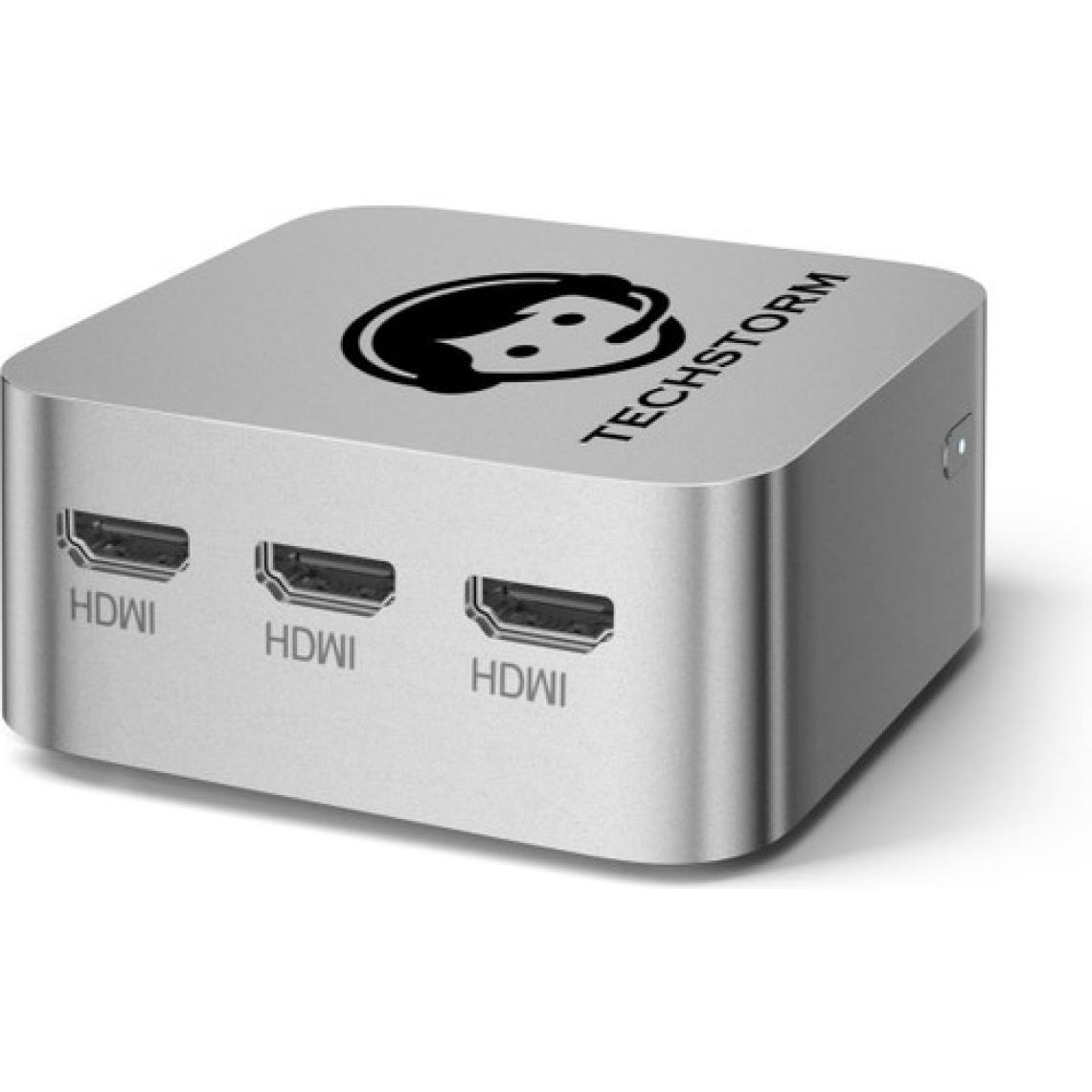 Techstorm SilverPort Pro Intel N100 16gb Ram DDR5 500GB Rom WIN11 Pro Mini Pc + M8 Sesli Kumandalı Mini Klavye