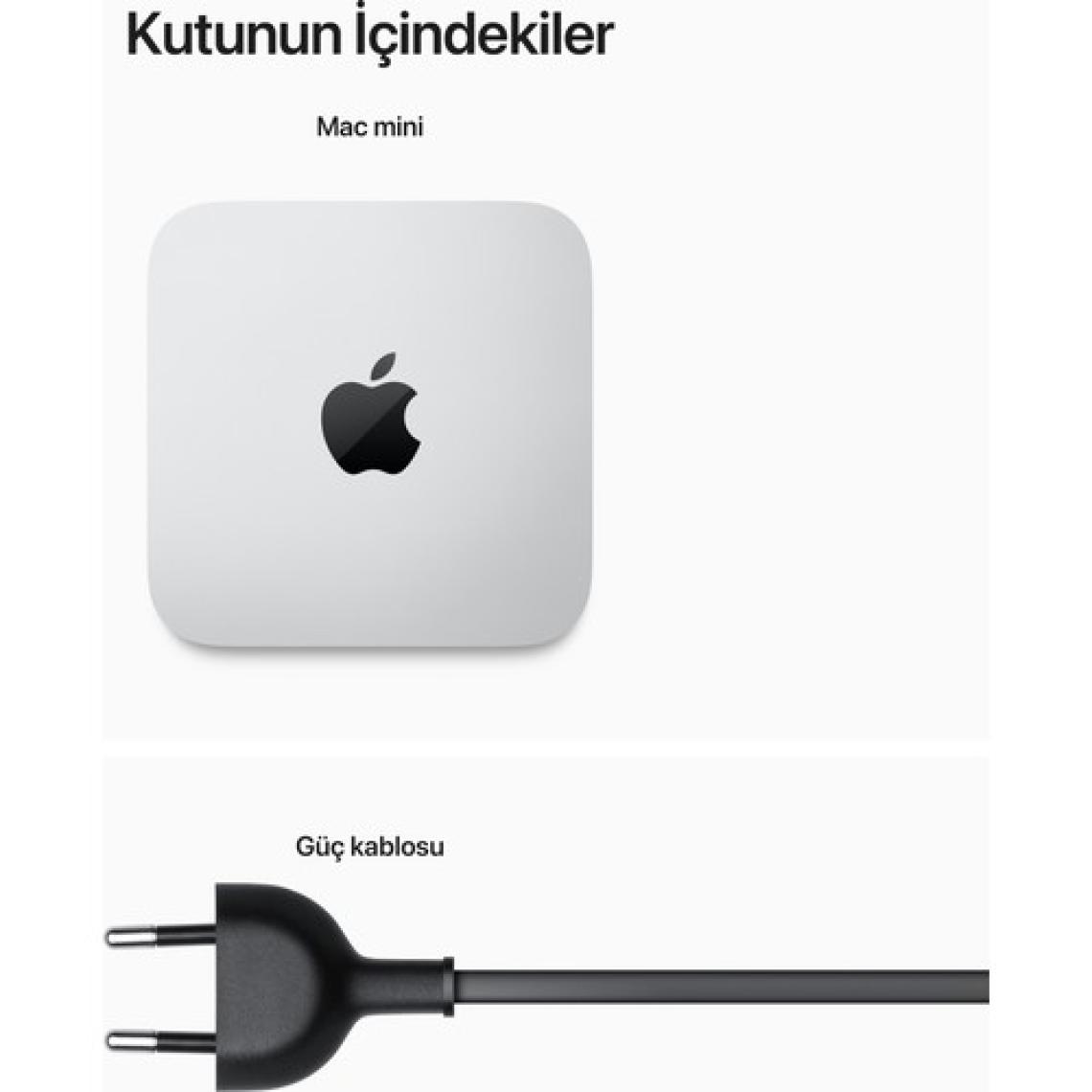 Apple Mac Mini M2 8GB 512GB SSD macOS Mini PC MMFK3TU/A