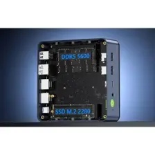 K6 AMD Ryzen 7 7840HS 32GB DDR5 5600Mhz RAM, 1TB M.2 SSD, 2x2.5G Ethernet, Thunderbolt 4, HDMI+DP, WiFi+BT, Win 11 PRO Mini PC