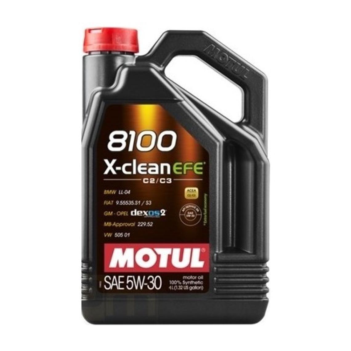 Motul 8100 X-Clean EFE 5W-30 4 lt Motor Yağı - 2023
