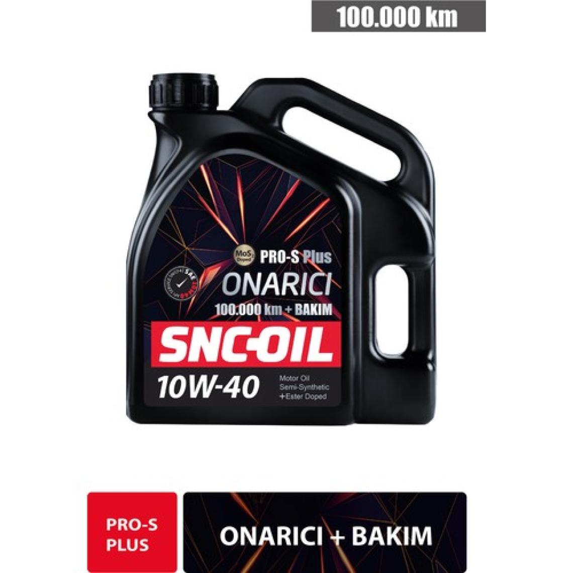Snc Oil 100.000KM+PRO-S Plus Onarıcı 10W-40 4 Litre Motor Yağı ( Üretim Yılı: 2023 )