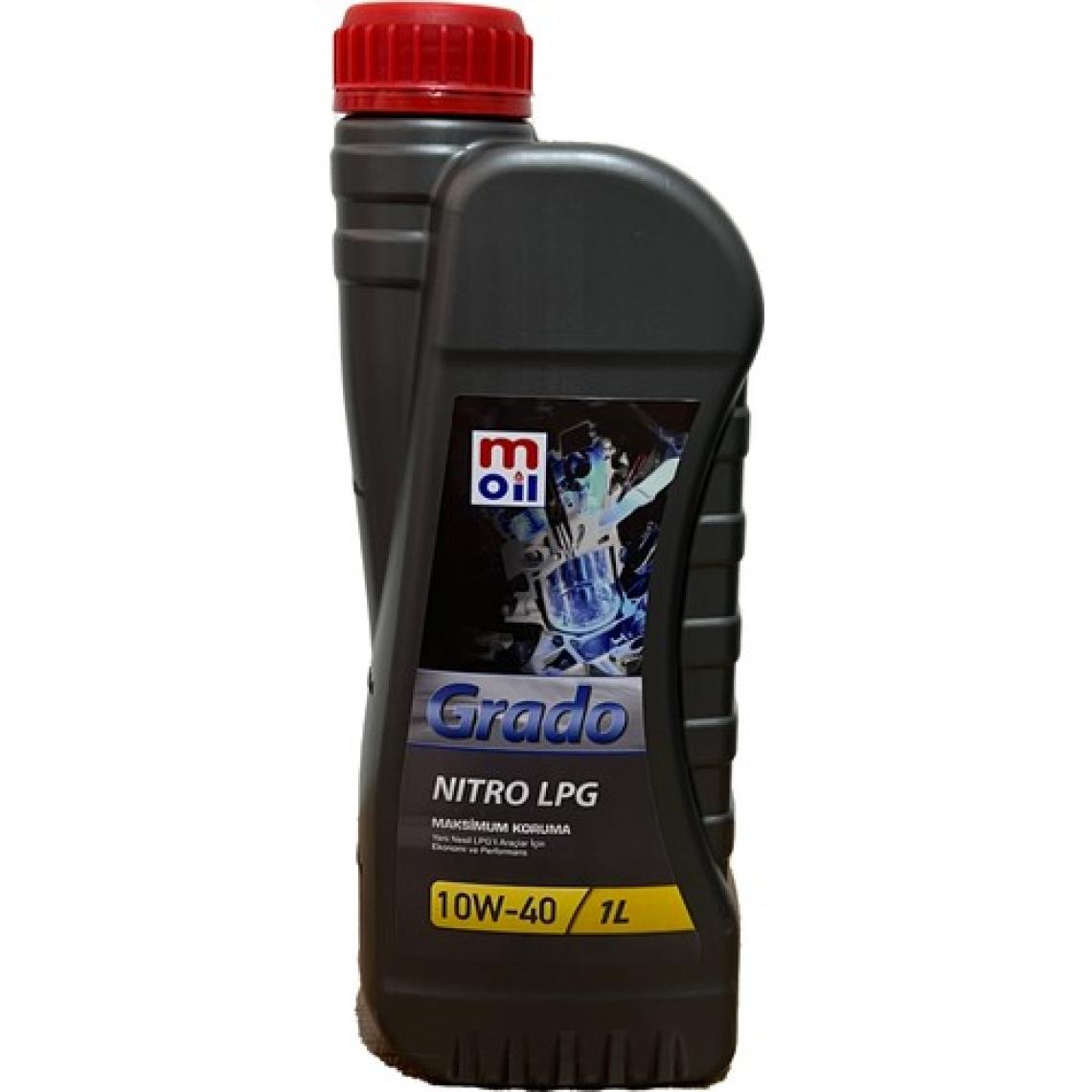 Moil Grado Nitro LPG 10W-40 1 Litre Motor Yağı (ÜT:30/05/2024)