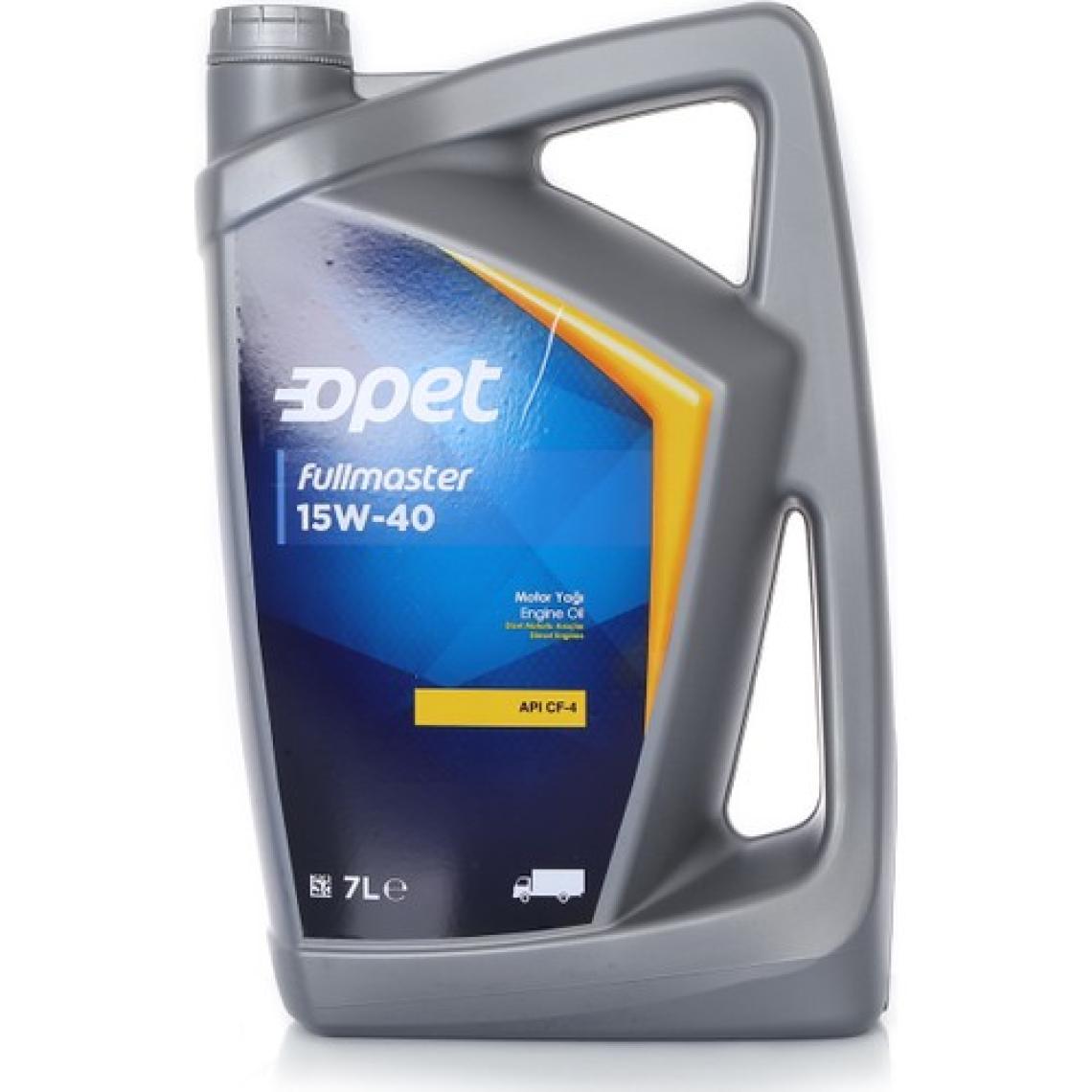 Opet Fullmaster 15W-40 Motor Yağı 7 Litre Motor Yağı (Üretim Yılı: 2022)