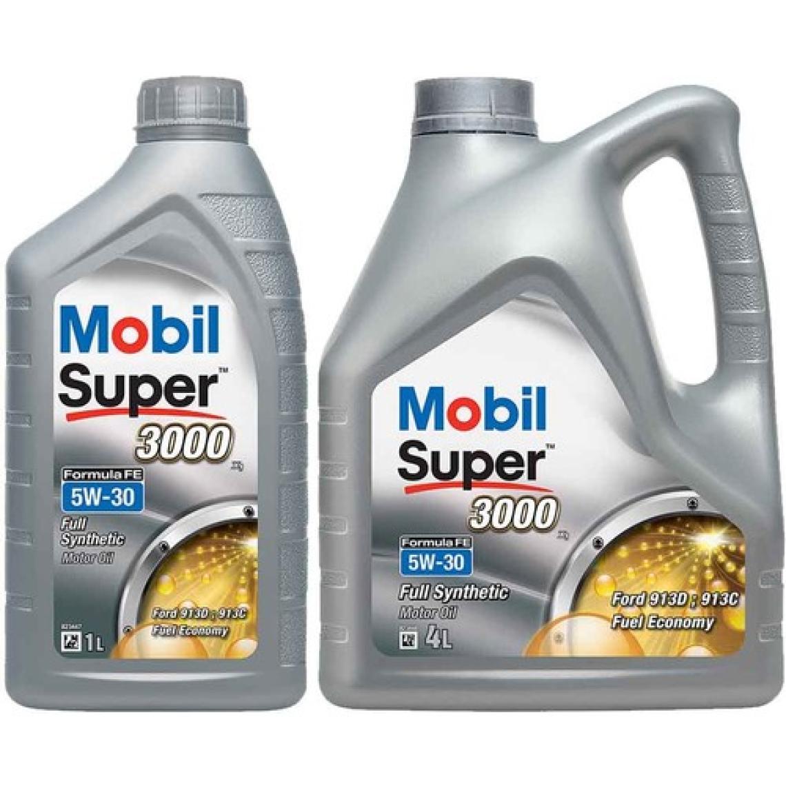 Mobil Super 3000 X1 Formula FE 5W30 Motor Yağı 4 L + 1 L ÜT:2025