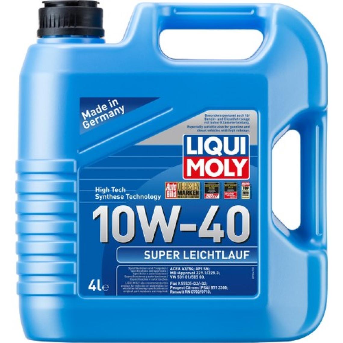 Liqui Moly Super Leichtlauf 10W-40 4 lt Motor Yağı - 2023