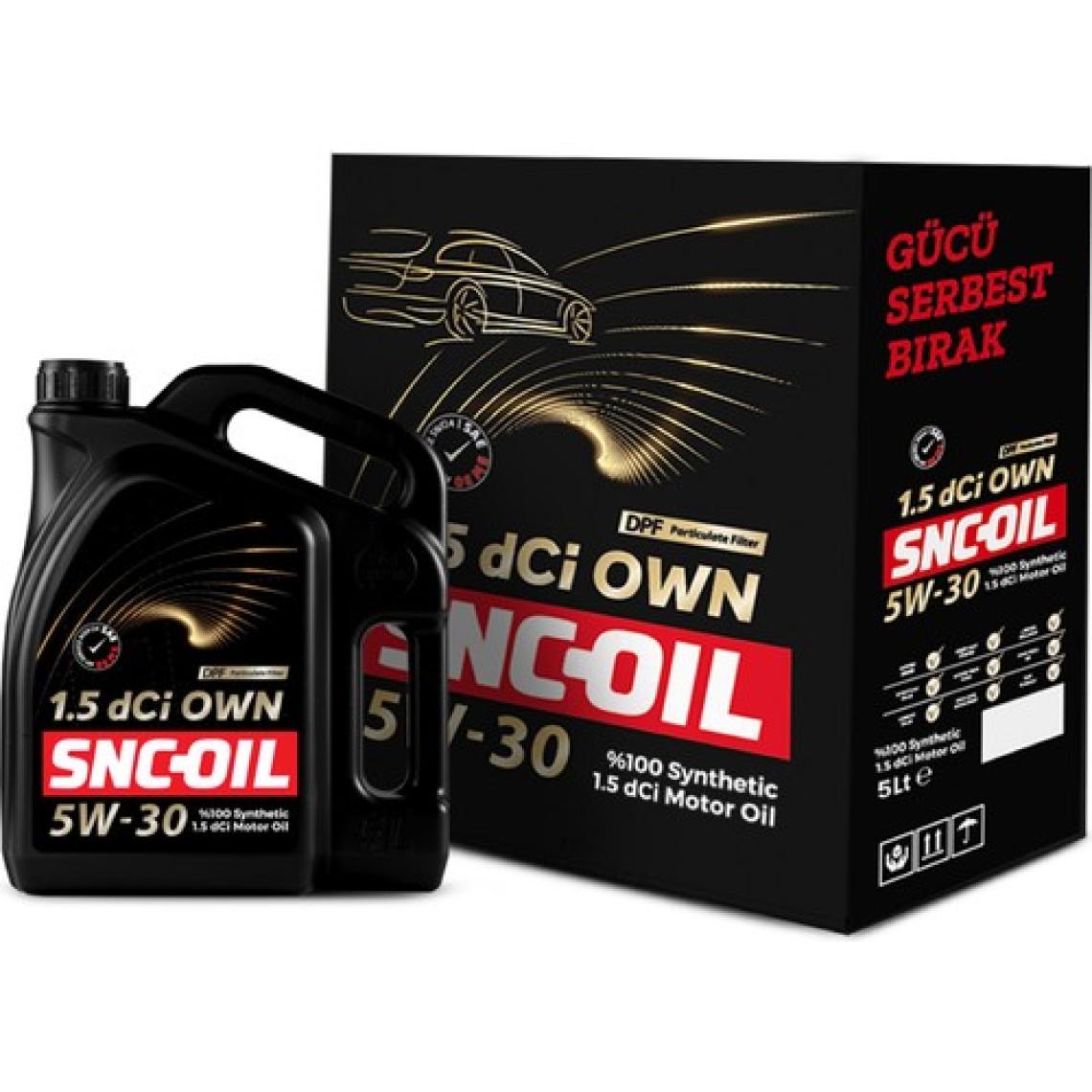SNC-Oil 1.5 dCİ OWN 5W-30 5 lt Motor Yağı - 2023