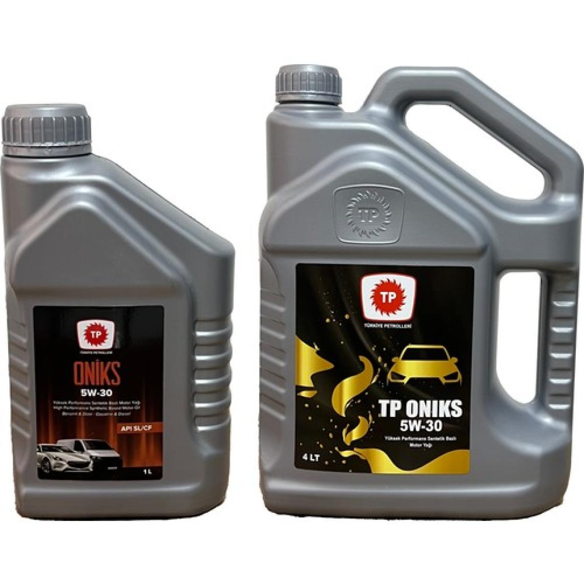 Türkiye Petrolleri Oniks 5W-30 4+1 Litre Motor Yağı ( Üretim Yılı: 2022 )
