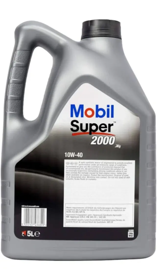 Mobil Super 2000 X1 10W40 Motor Yağı 4 L + 1 L ( Üretim Yılı: 2023 )