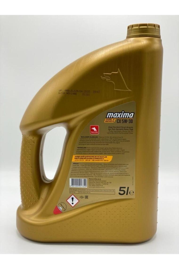 Petrol Ofisi Maxima CX 5W-30 5 lt Motor Yağı - 2023