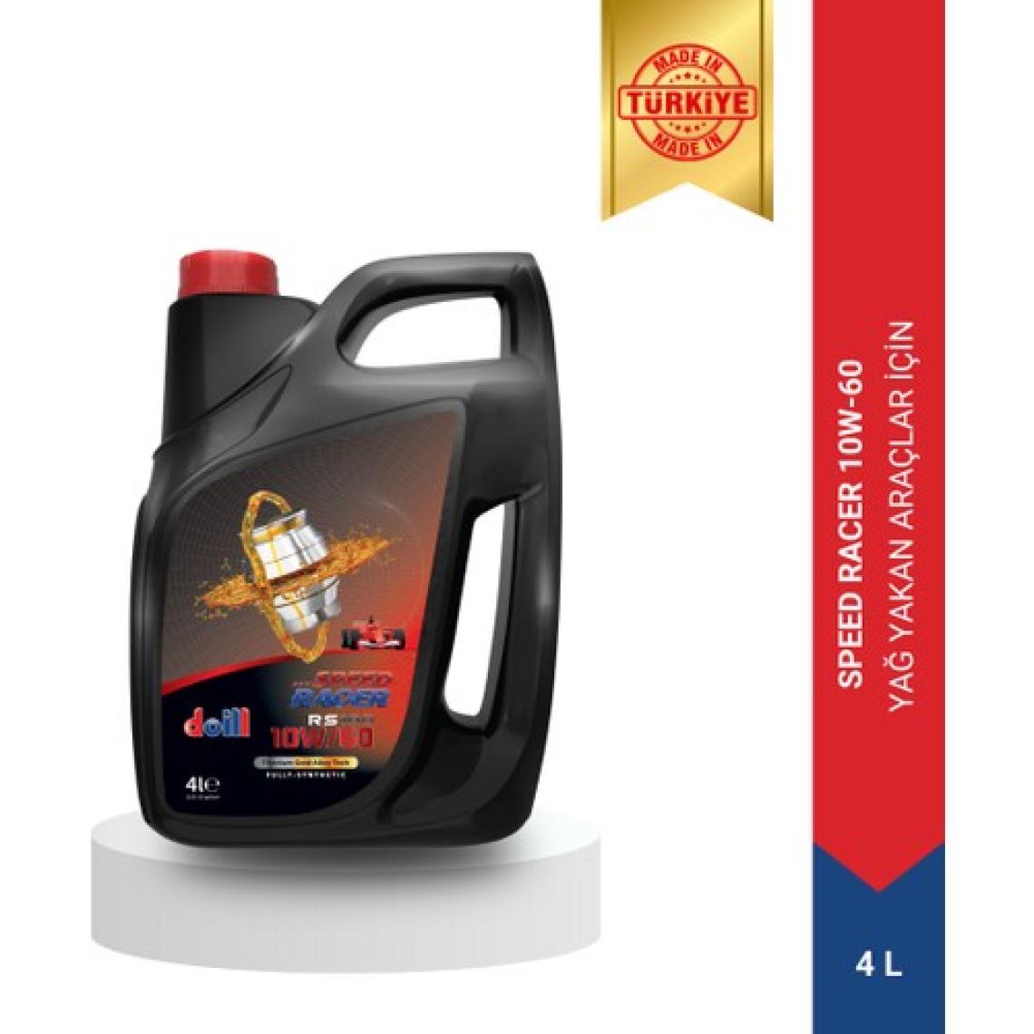 Doill SPEED RACER 10W-60 API SN/CF ACEA A3/B4 4 Litre Tam Sentetik Motor Yağı (Üretim Yılı: 2025)