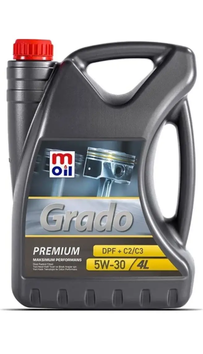 Moil Grado Premium 5W-30 4 Litre Partiküllü Motor Yağı ( Üretim Yılı : 2023 )