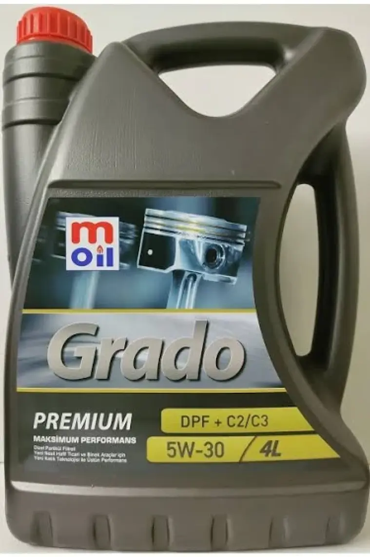 Moil Grado Premium 5W-30 4 Litre Partiküllü Motor Yağı ( Üretim Yılı : 2023 )