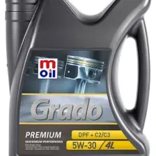 Moil Grado Premium 5W-30 4 Litre Partiküllü Motor Yağı ( Üretim Yılı : 2023 )