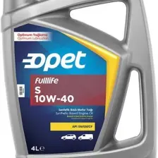 Opet Fulllıfe S 10W-40 4 Litre Motor Yağı (Üretim Yılı: 2022)